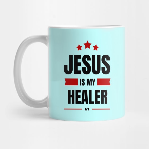 Jesus Is My Healer | Christian Typography by All Things Gospel